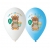 Balony niebieskie Moje 1 urodziny Miś 5 szt 30 cm